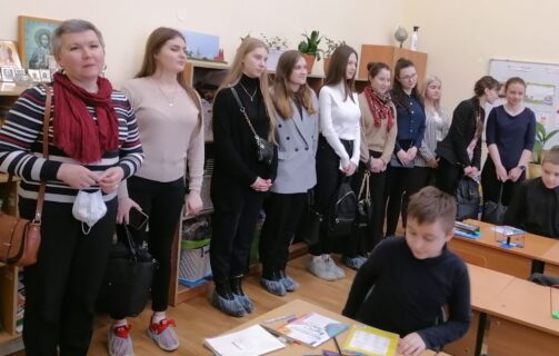 Студенты Смоленского педагогического университета посетили ЧОУ «Смоленская Православная гимназия»